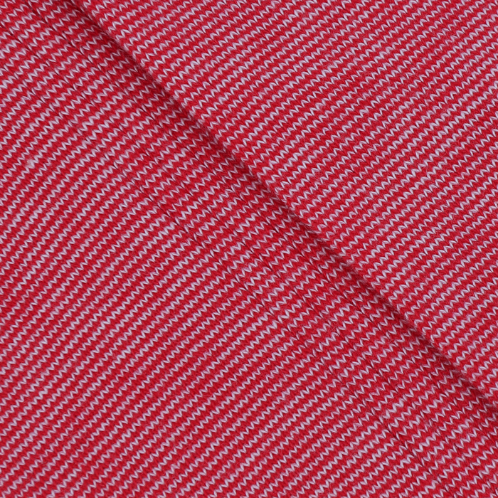 close up of the mini striped fabric