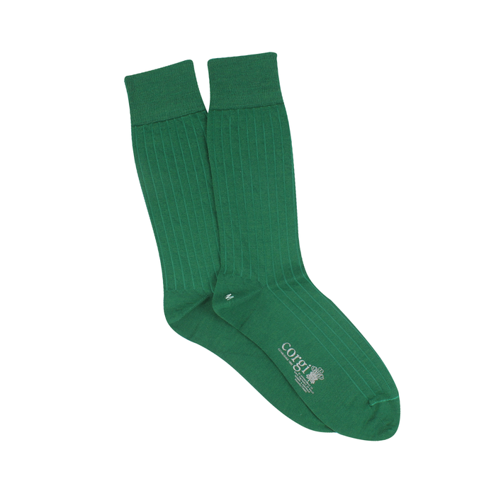 Men's Tenby Merino Wool Socks in parsley