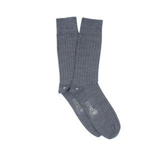 Men's Tenby Merino Wool Socks in Denim