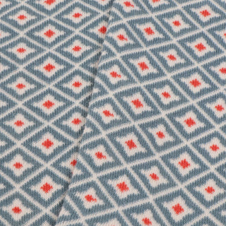 Women's Tile Print Cotton Socks