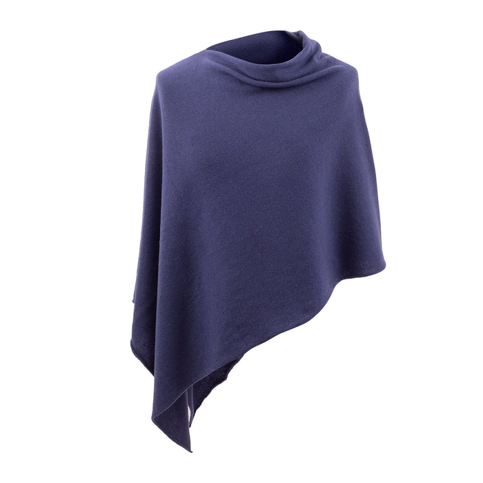 Purple poncho on a white background