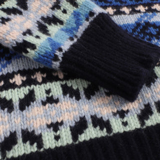Fair isle jumper in Blue
