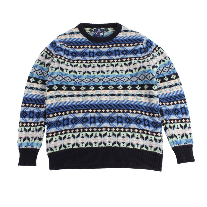 Fair isle jumper in Blue