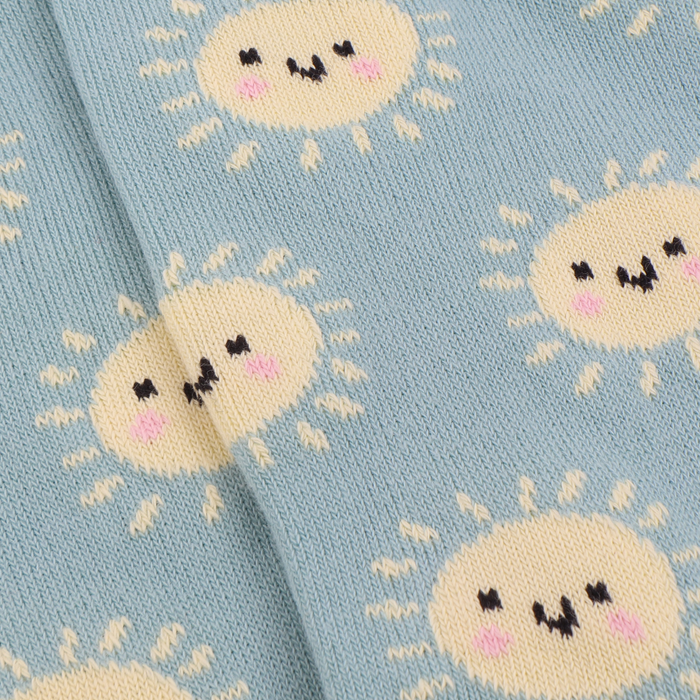Kids Happy Sun Cotton Socks