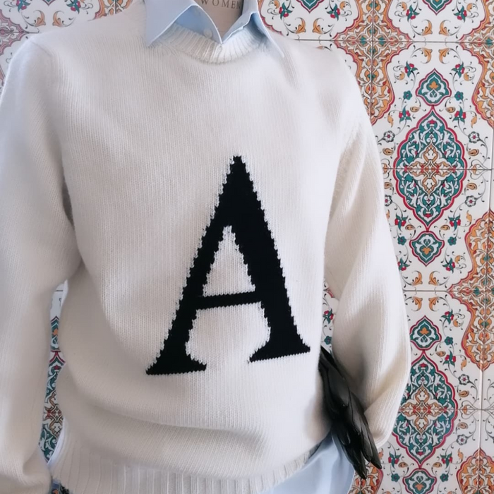 Women's Letter Sweater