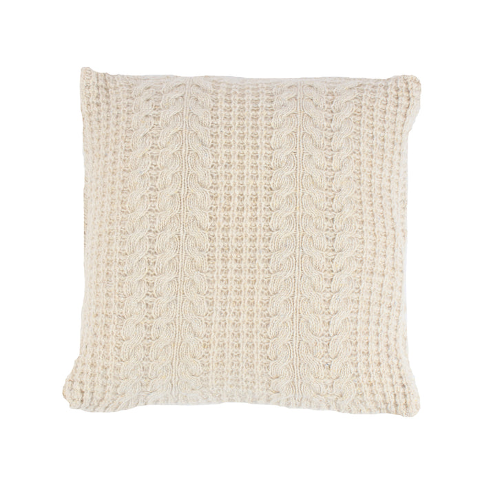 Cream Donegal Wool cushion