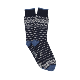 Men's Fair Isle Pure Cashmere Socks