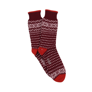 Men's Fair Isle Pure Cashmere Socks.