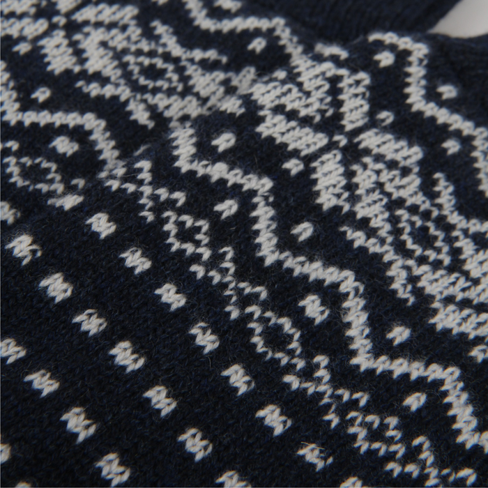 Men's Fair Isle Pure Cashmere Socks.