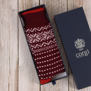 Men's Fair Isle Pure Cashmere Gift Box.