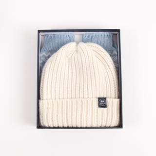 Women's Blue Fair Isle Gift Set