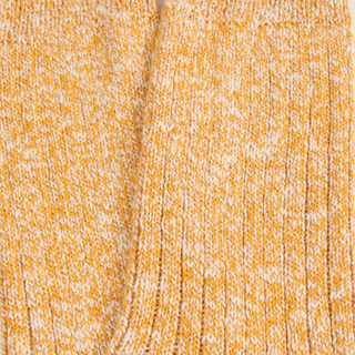 Close-up of yellow textured fabric