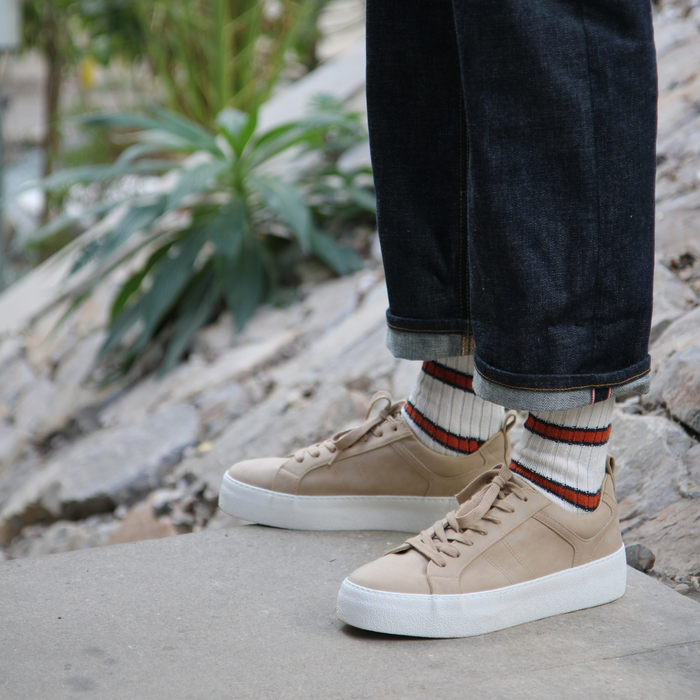 Men's Military Stripe Pure Cotton Socks