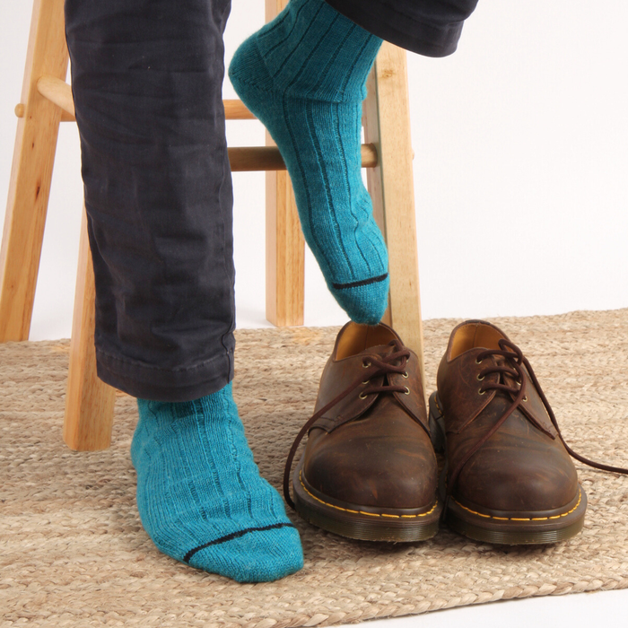 Men's Toe Flash British Wool Socks