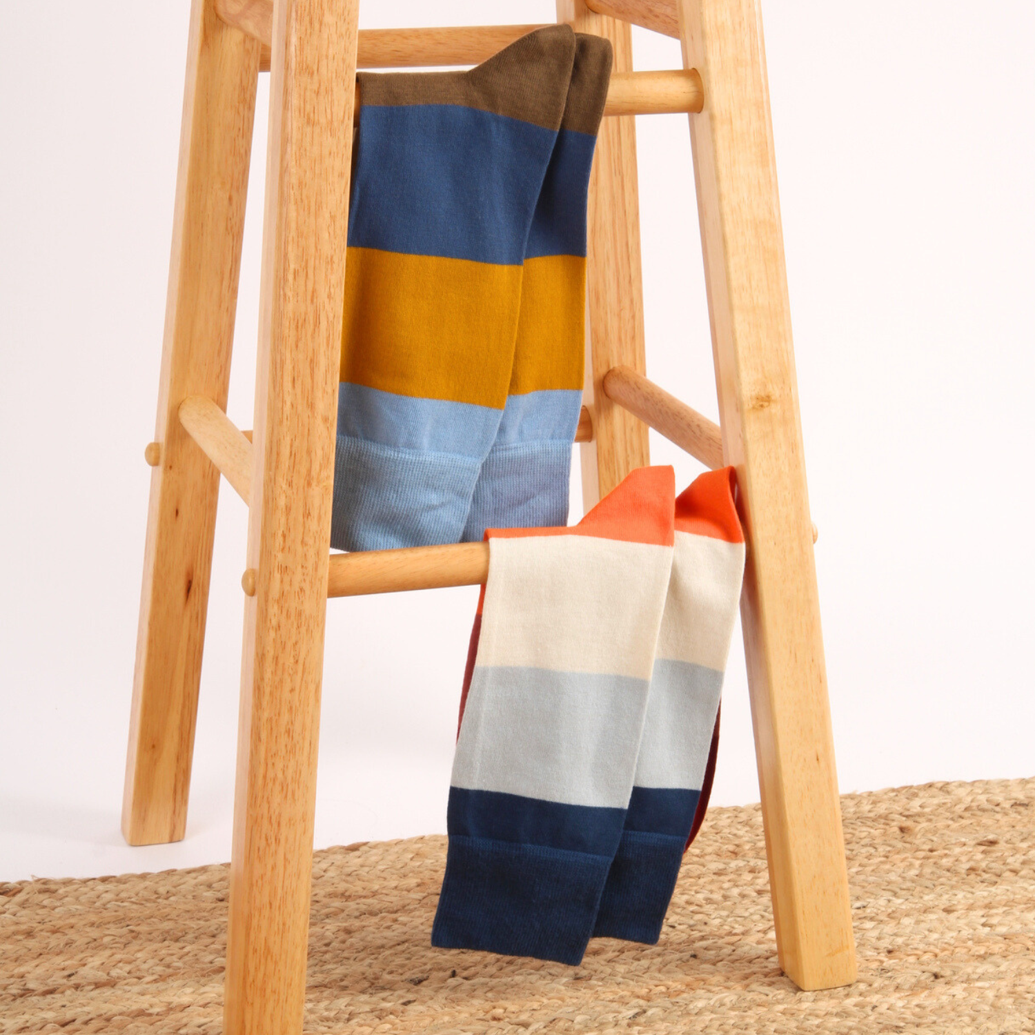 Men's Ombre Stripe Cotton Socks