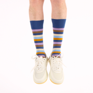 Men's Signature Stripe Cotton Socks