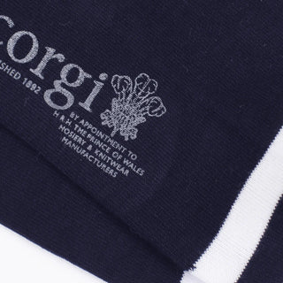 close up detail of the sock fabric