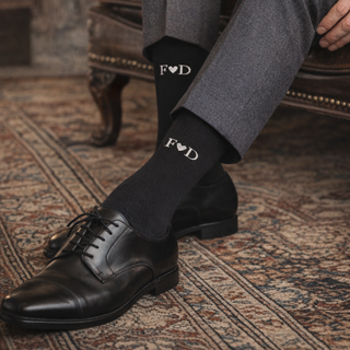 Men's 3-Pair Personalised Valentines Socks