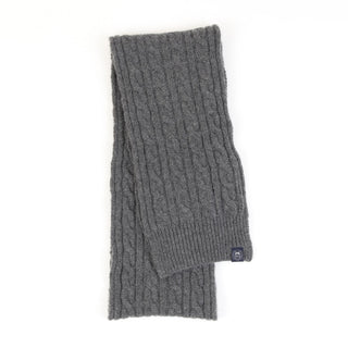 Cable Knit Cashmere Scarf - Corgi Socks