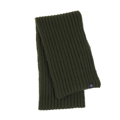 Chunky Ribbed Cashmere Scarf - Corgi Socks