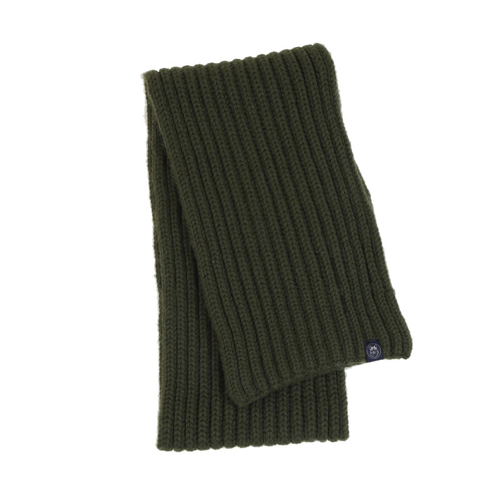 Chunky Ribbed Cashmere Scarf - Corgi Socks