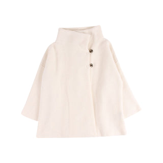 flat image of textured knitted jacket