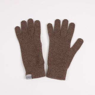 brown gloves