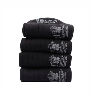 Men's 4-Pair Ribbed Merino Wool Gift Box - Corgi Socks