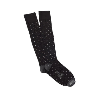 Men's Over the Calf Pin Dot Cotton Socks - Corgi Socks