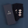 Men's Handmade Monogram Pure Cashmere Socks