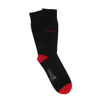 A pair of personalised socks