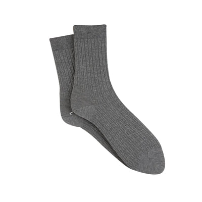 Women's Cabled Mercerised Cotton Socks - Corgi Socks