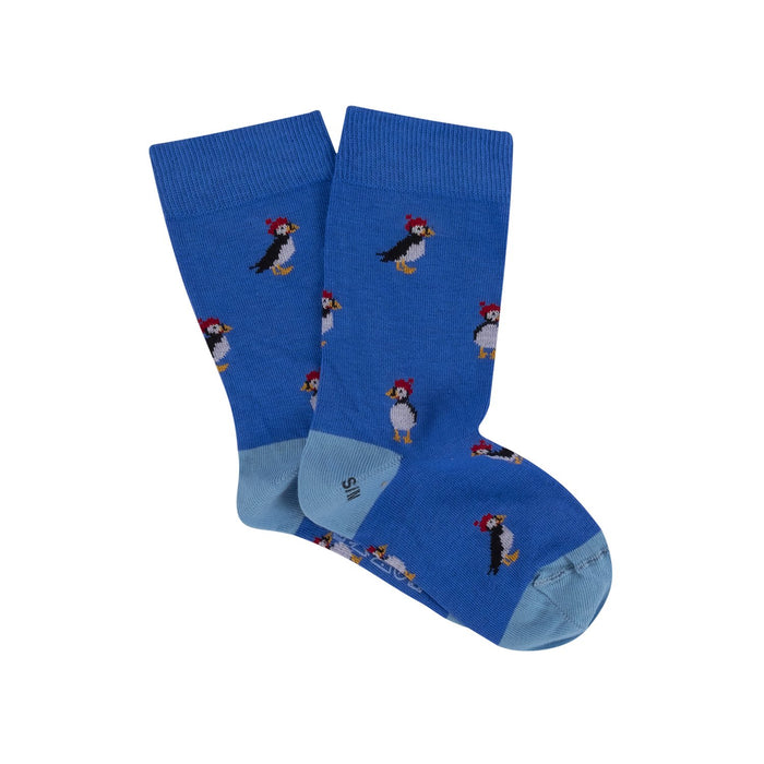Kids Puffin Cotton Socks