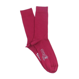 Women's Ribbed Mercerised Cotton Socks