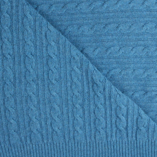Cable Wool Throw