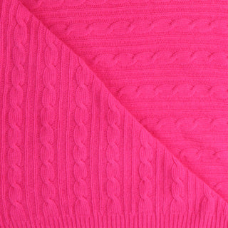 Cable Wool Throw