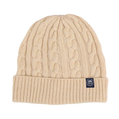 Men's Cashmere Cable Beanie
