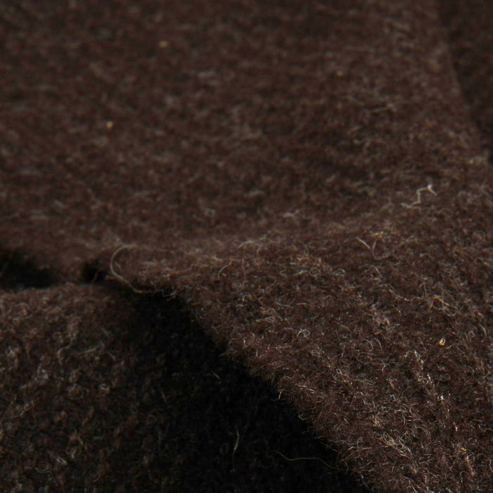 Close-up of brown fabric texture