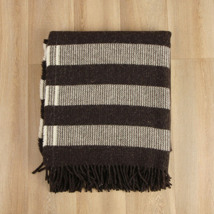 Monkstone Striped Blanket
