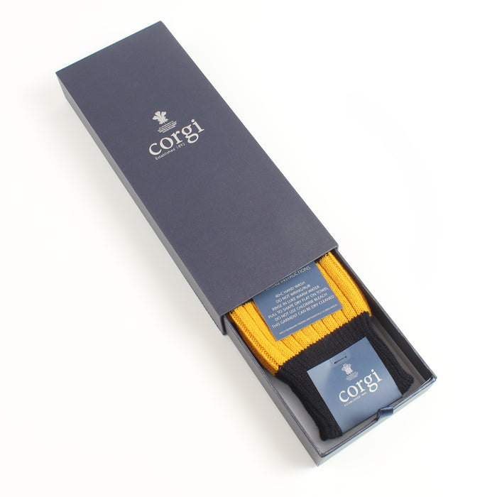 Men's Pure Cashmere Stripe Socks