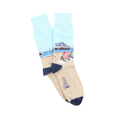 Men's British Seaside Cotton Socks