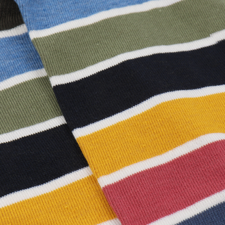 Men's Pantone Striped Cotton Trainer Socks