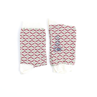 Women's Tile Print Cotton Socks