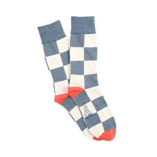 Men's Checked Cotton Socks