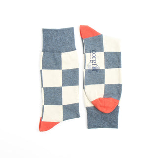 Men's Checked Cotton Socks