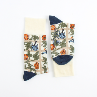 Women's William Morris Trellis Cotton Socks