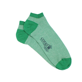 Men's Micro Stripe Cotton Trainer Socks