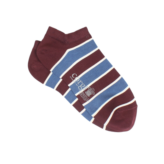 Men's Pantone Stripe Cotton Trainer Socks