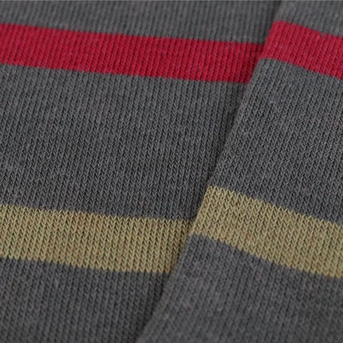 Men's Striped Cashmere Blend Socks