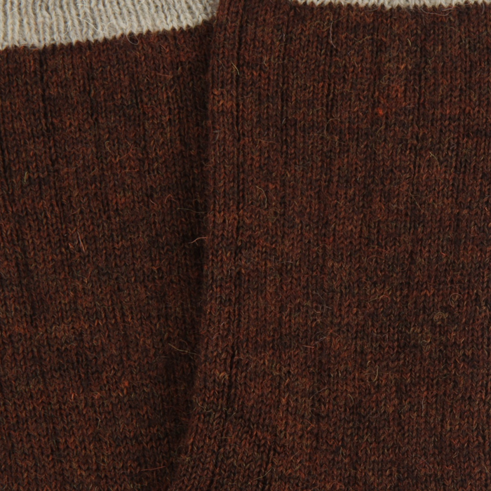 Close-up of rust fabric 
